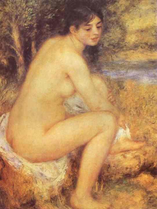 Pierre Auguste Renoir Seating Girl